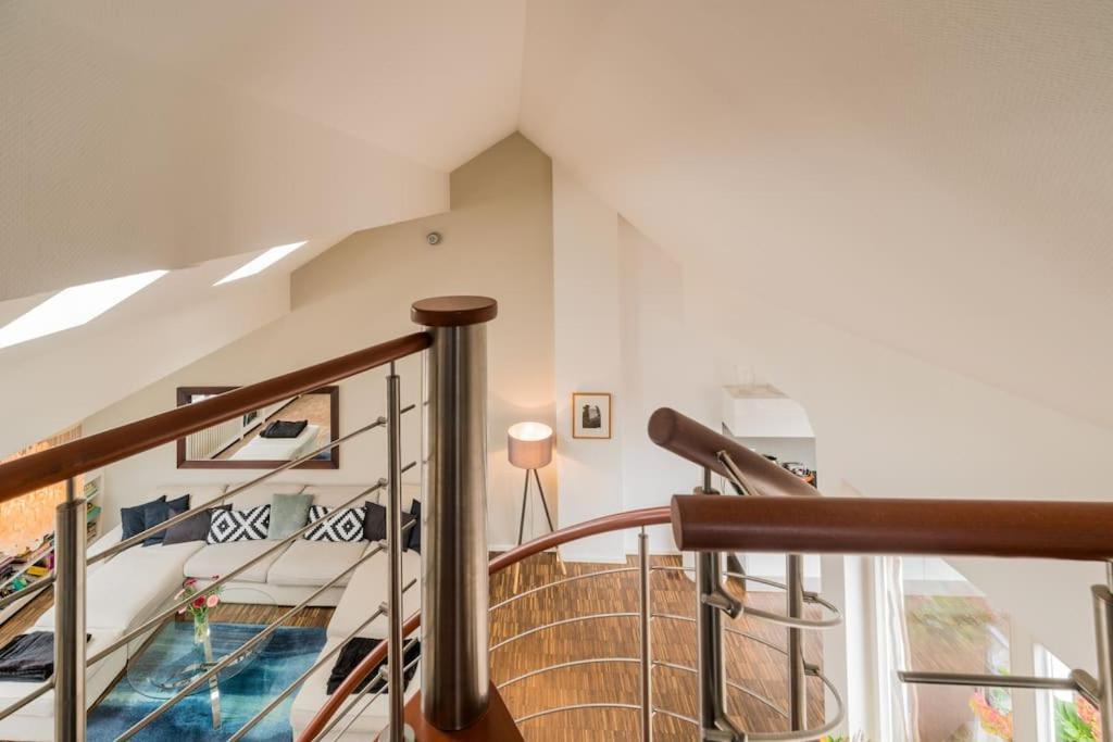 Ruhige Dachwohnung Mit Terrasse Berlin Mitte - Spacious Modern Rooftop Loft In Berlin Mitte Exterior foto